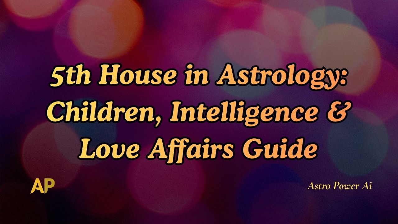 5th House in Astrology: Children, Intelligence & Love Affairs Guide