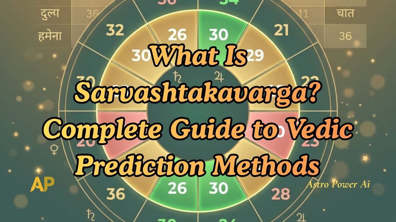 What Is Sarvashtakavarga? Complete Guide to Vedic Prediction Methods