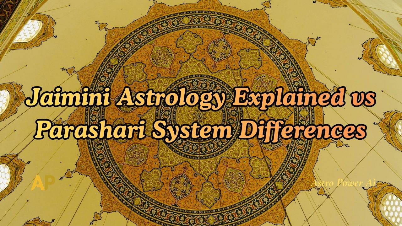 Jaimini Astrology Explained vs Parashari System Differences