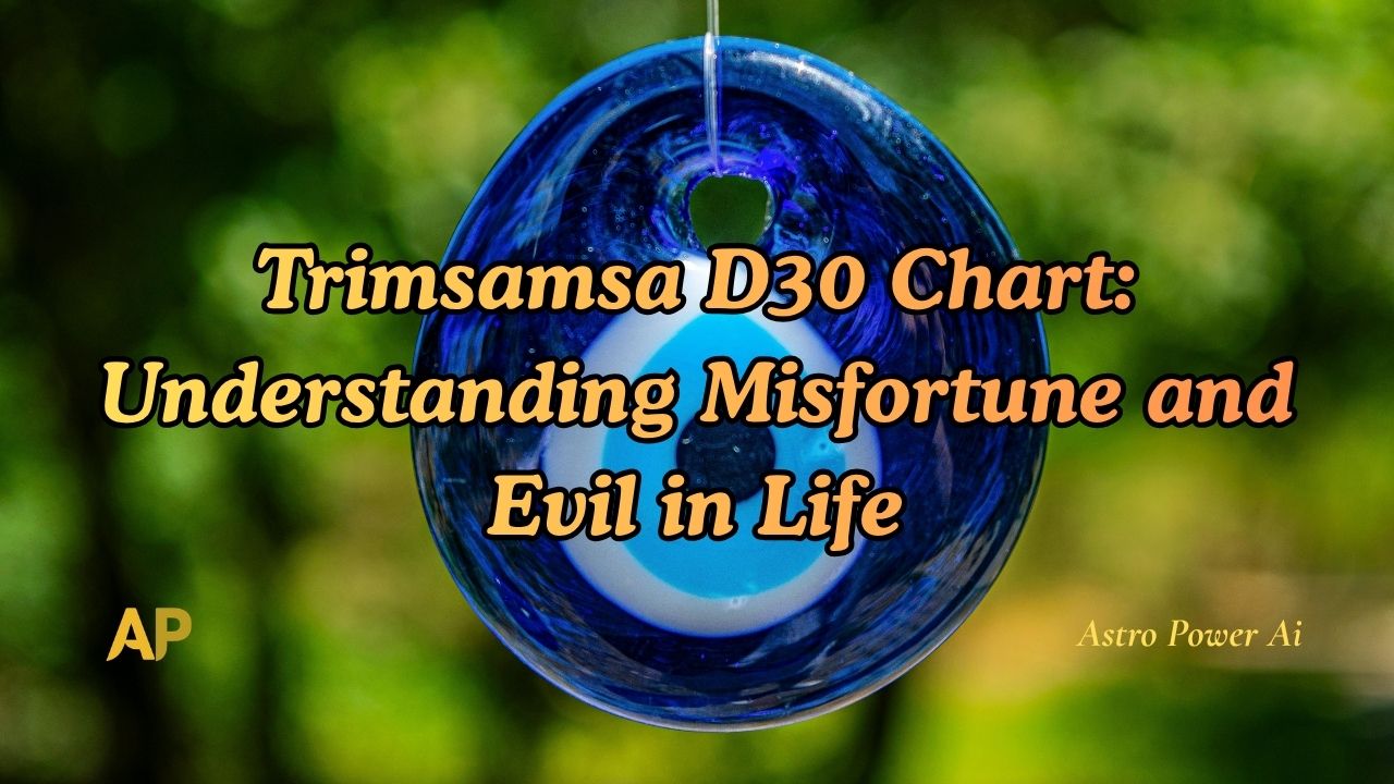Trimsamsa D30 Chart: Understanding Misfortune and Evil in Life