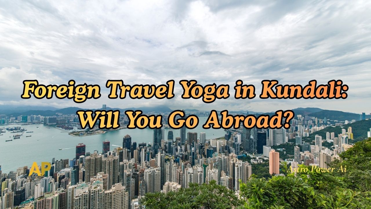 Foreign Travel Yoga in Kundali: Will You Go Abroad?