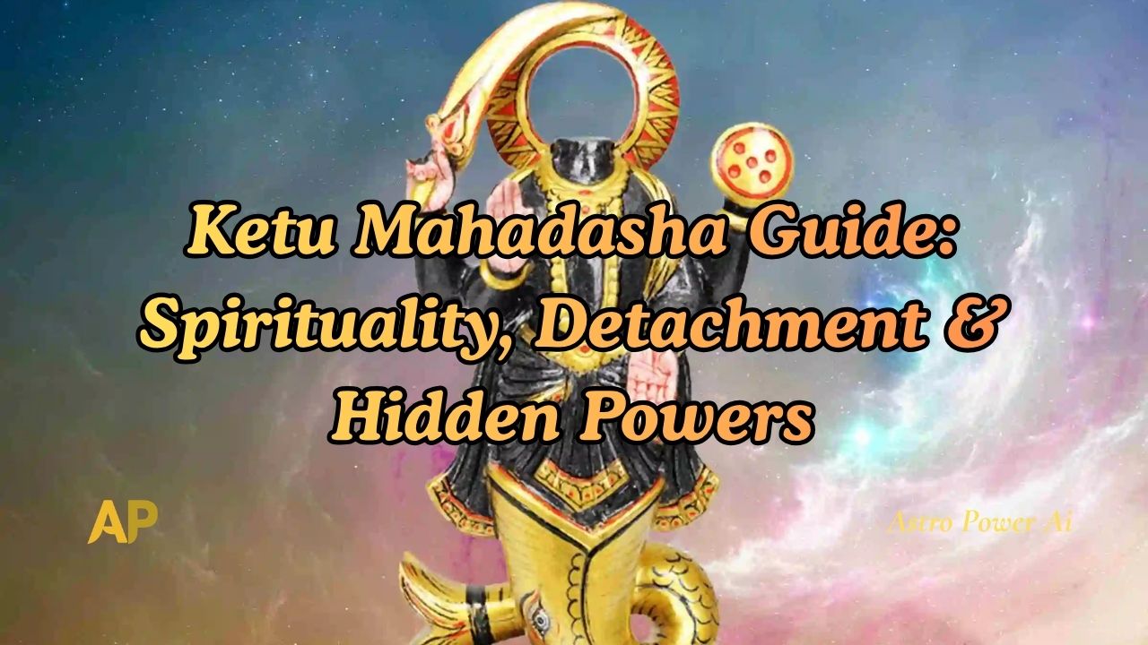 Ketu Mahadasha Guide: Spirituality, Detachment & Hidden Powers
