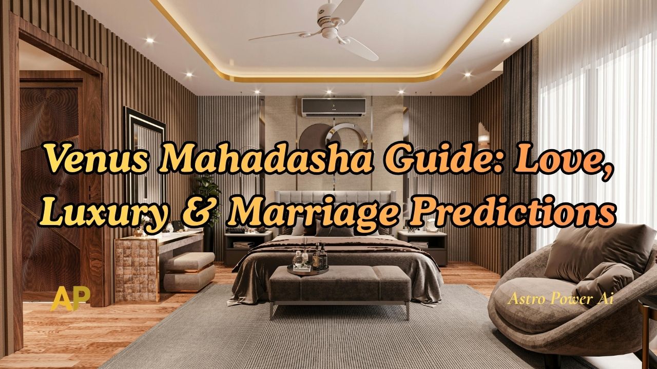 Venus Mahadasha Guide: Love, Luxury & Marriage Predictions