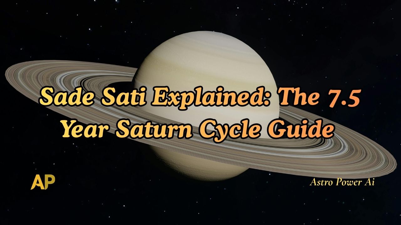 Sade Sati Explained: The 7.5 Year Saturn Cycle Guide 