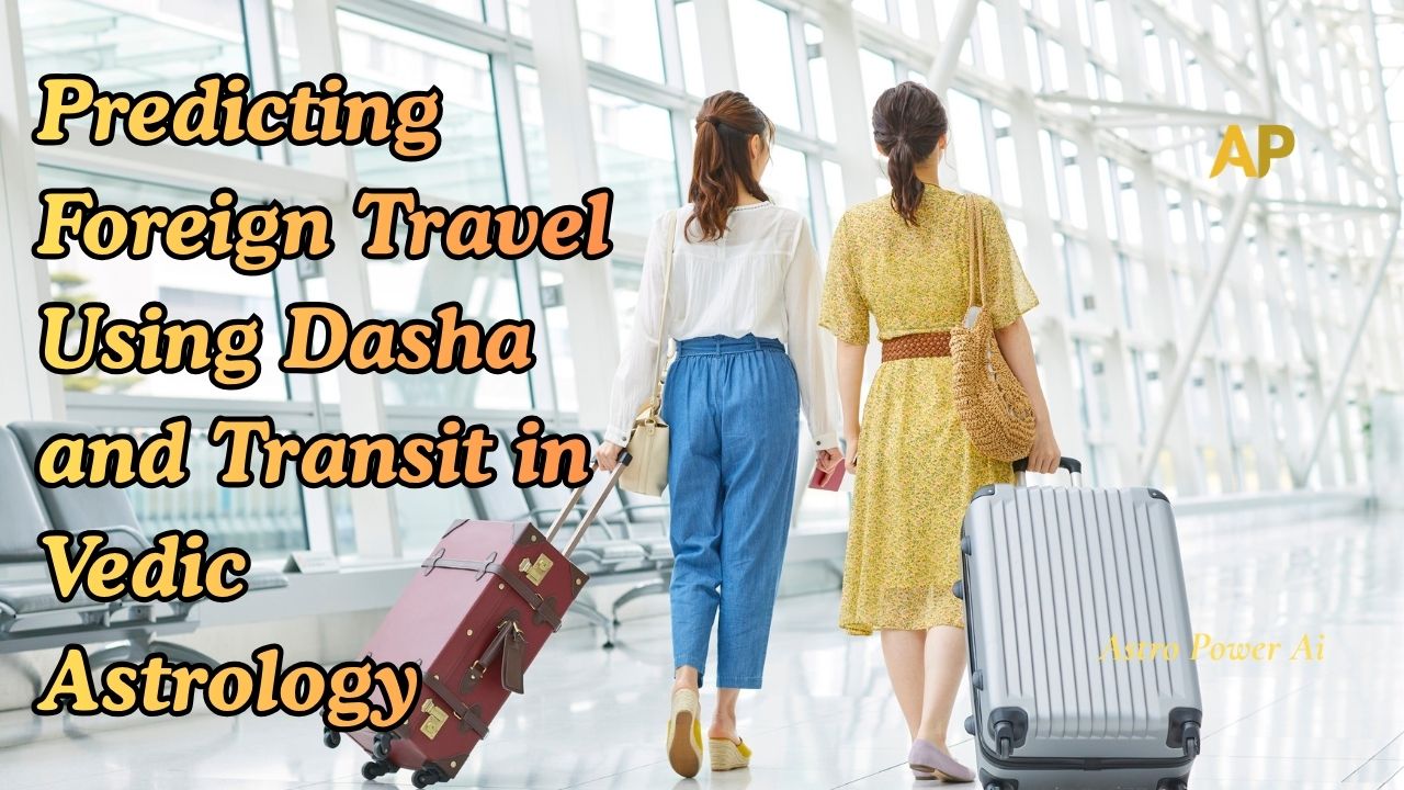 Predicting Foreign Travel Using Dasha and Transit in Vedic Astrology
