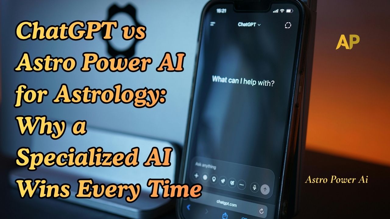चैटGPT बनाम एस्ट्रो पावर AI ज्योतिष के लिए: क्यों एक विशेष AI हर बार जीतता है