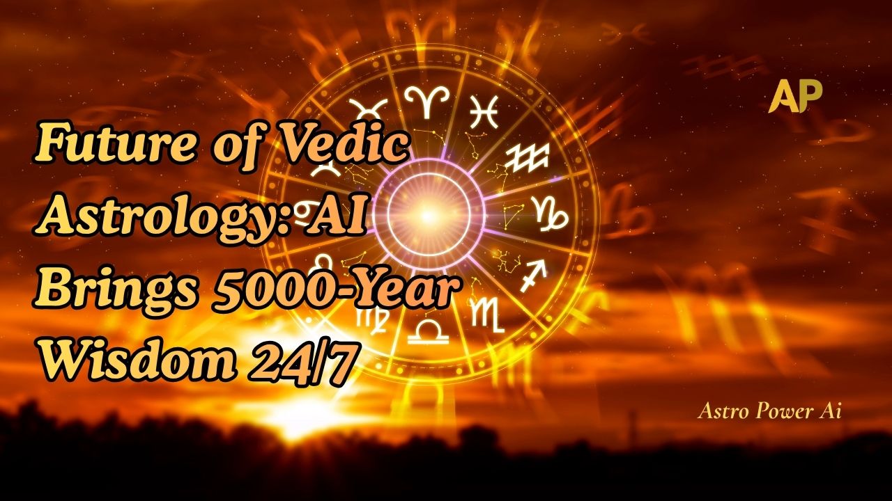 वैदिक ज्योतिष का भविष्य: AI 5000 साल पुराने ज्ञान को 24/7 उपलब्ध करा रहा है