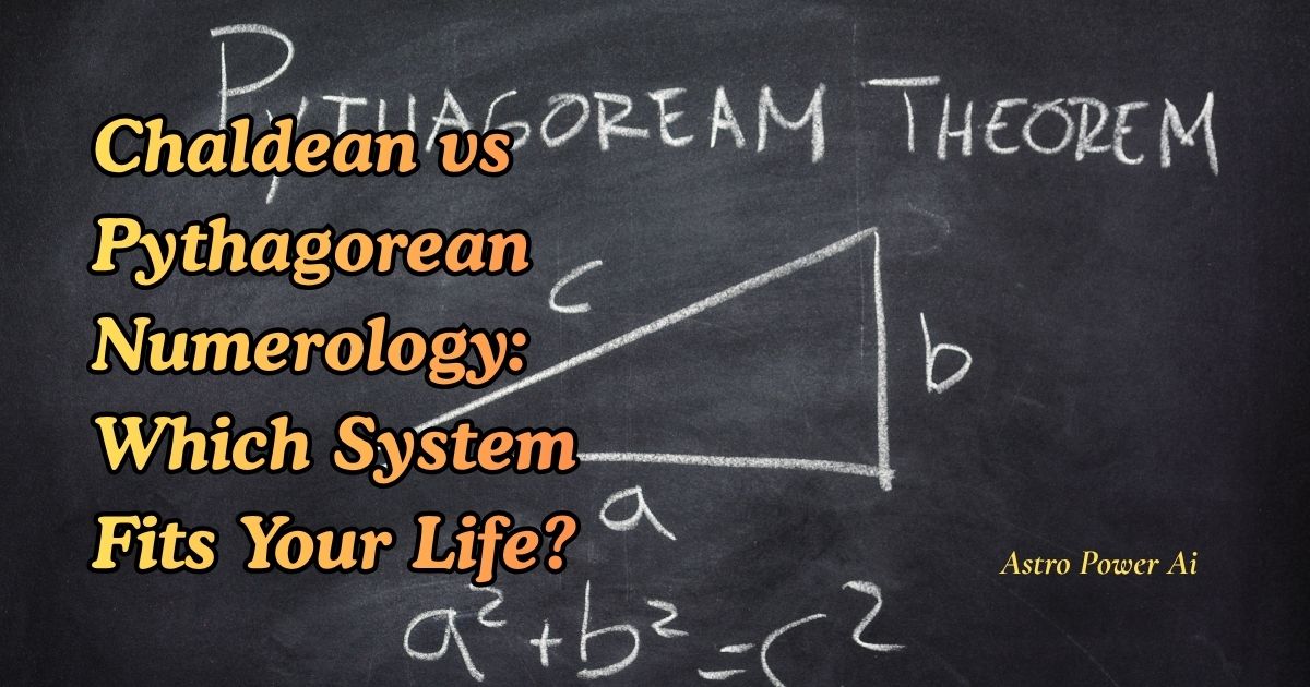 चाल्डियन बनाम पाइथागोरियन न्यूमरोलॉजी: कौन सा सिस्टम आपके लिए सही है?